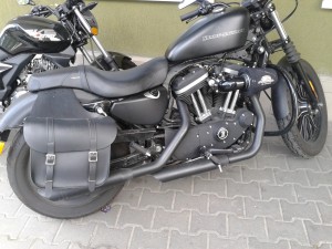 Harley Davidson motorbike.
