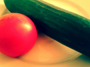Cucumber tomato